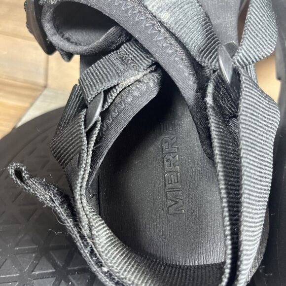 Merrell Alpine Strap Outdoor Everyday Men's Size 10 Black Casual Sport Sandals - Picture 7 of 11